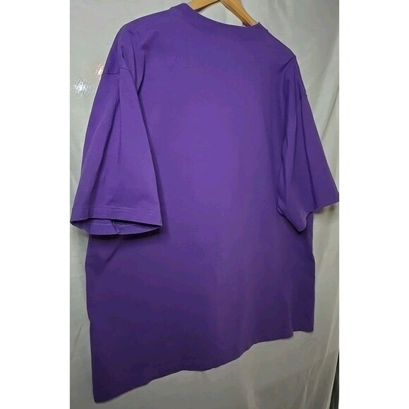 Los Angeles Lakers Reebok Hardwood Classics NBA T-Shirt, Sz 2XL, Purple - Picture 6 of 9